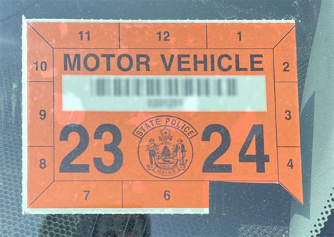 Maine reportedly. . Maine inspection sticker 2023
